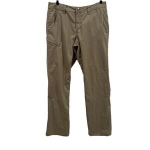 Toad&Co Departure‎ Khaki Pants 30” Mens Size 32x30 Cargo Hiking Outdoor Brown